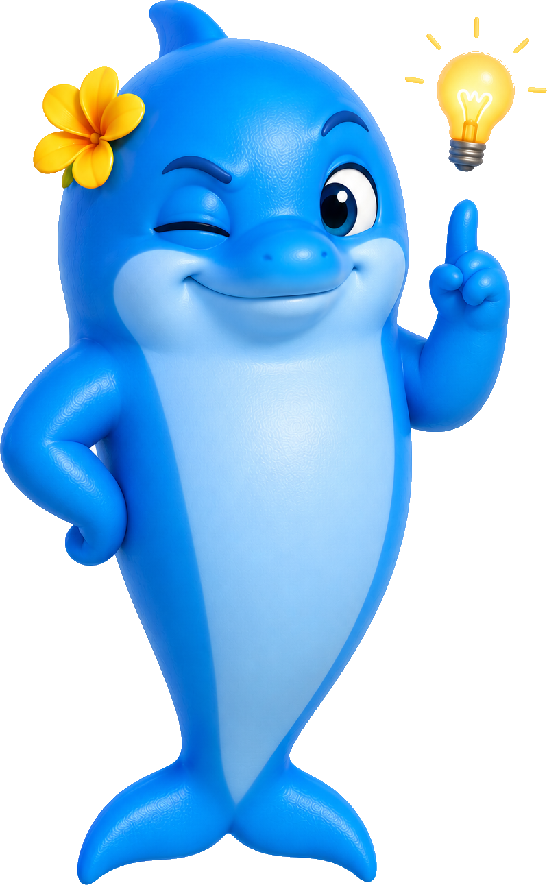 Delphi, Bluekona AI mascot